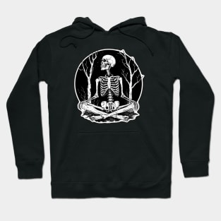 Skeleton Forest Meditation Hoodie